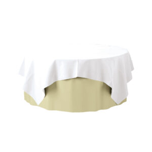 Tafelrok strak 600 x 72 - ecru