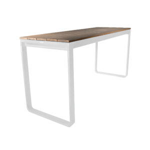 Flow High White Wood Brown