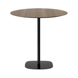 Entra Black High Round Wood