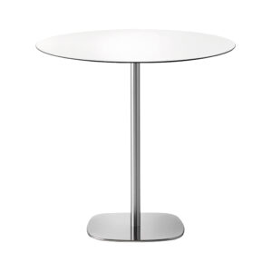 Entra Chrome High Round White
