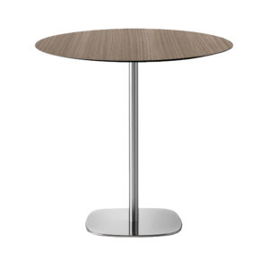 Entra Chrome High Round Wood