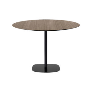 Entra Black Round Wood