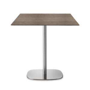 Entra Chrome Square Wood