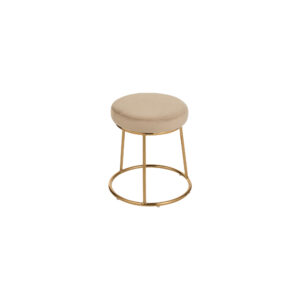 June pouf gold beige