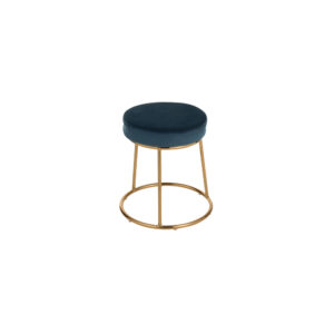 June pouf gold blue