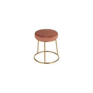 June pouf gold pink