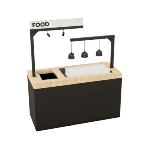 Birma Wood - inductie + warmhoudplaat