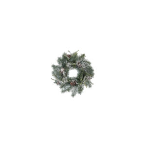 Pine wreath snow S