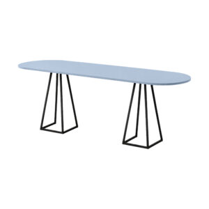 Stella high black light blue oval