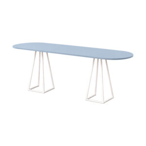 Stella high white light blue oval