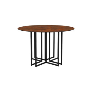 Taro high black round rusty