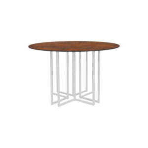 Taro high white round rusty