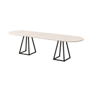 Stella dinner black mortex oval