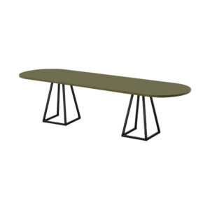 Stella dinner black olive oval
